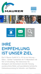 Mobile Screenshot of maurer-schramberg.de